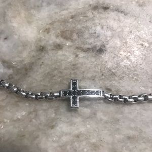 Men’s sterling silver 925 David Yurman bracelet